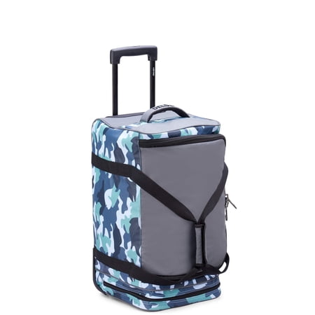 DELSEY PARIS Raspail 21" Carry-on Rolling Wheeled Duffel, Camo
