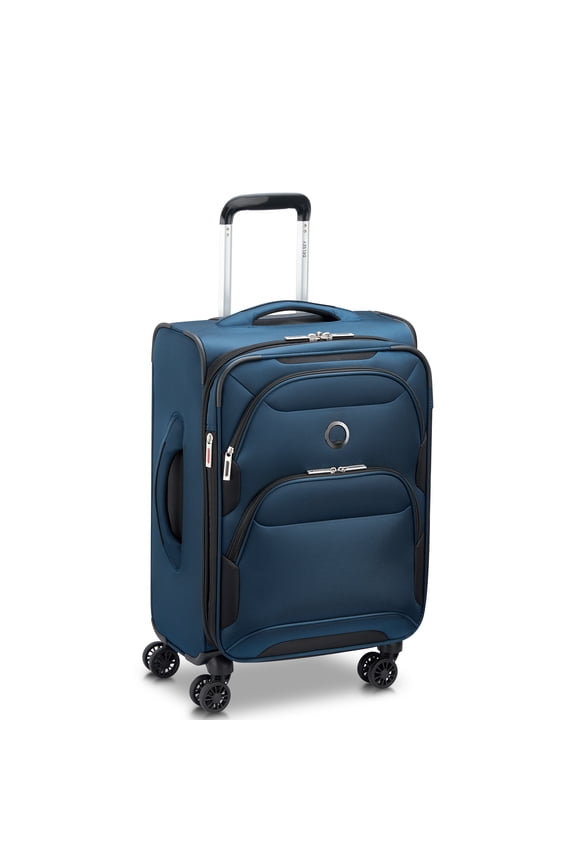 Sky Max 2.0 21" Softside Carry-on Spinner Luggage, Blue