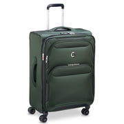 DELSEY PARIS Sky Max 2.0 24Medium Checked Softside Spinner Luggage, Green