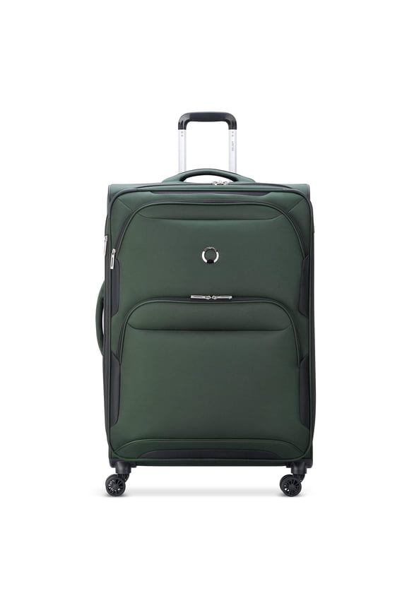 Sky Max 2.0 28" Large Checked Softside Spinner Luggage, Green