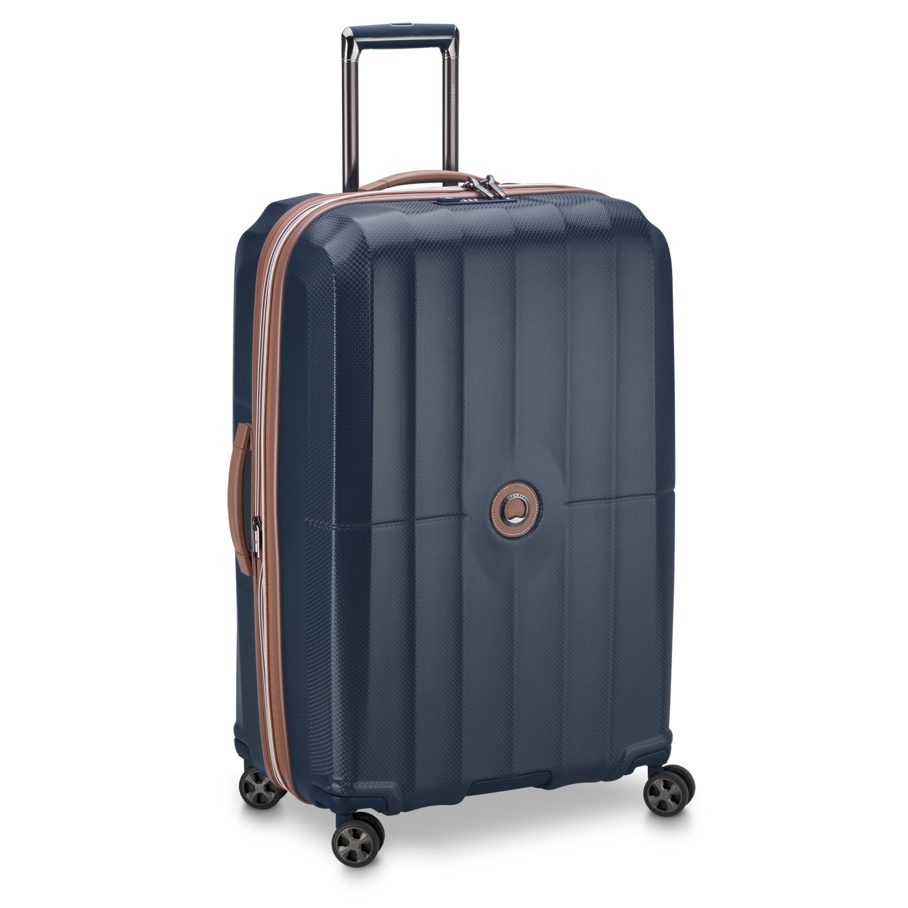 DELSEY PARIS St Tropez 28" Hardside Spinner Checked Luggage, Navy