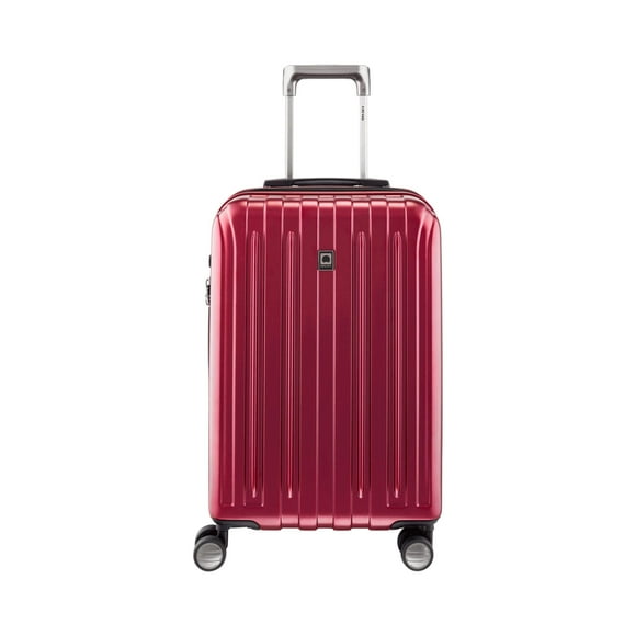 DELSEY PARIS Titanium 21" Hardside Carry-On Spinner Luggage, Red