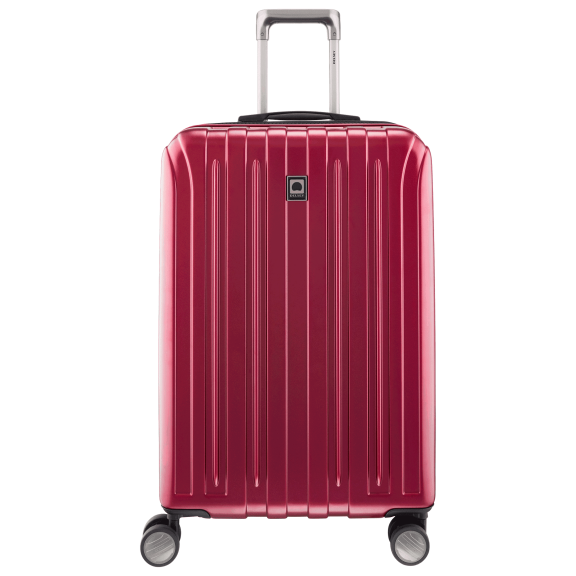 DELSEY PARIS Titanium 25" Hardside Spinner Luggage, Red