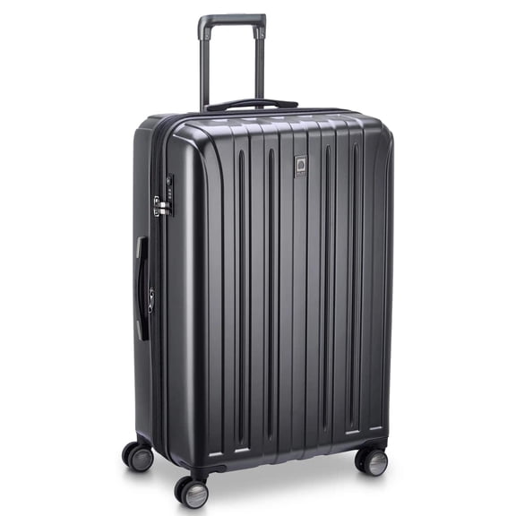 DELSEY PARIS Titanium 29" Large Checked Hardside Spinner Luggage, Graphite