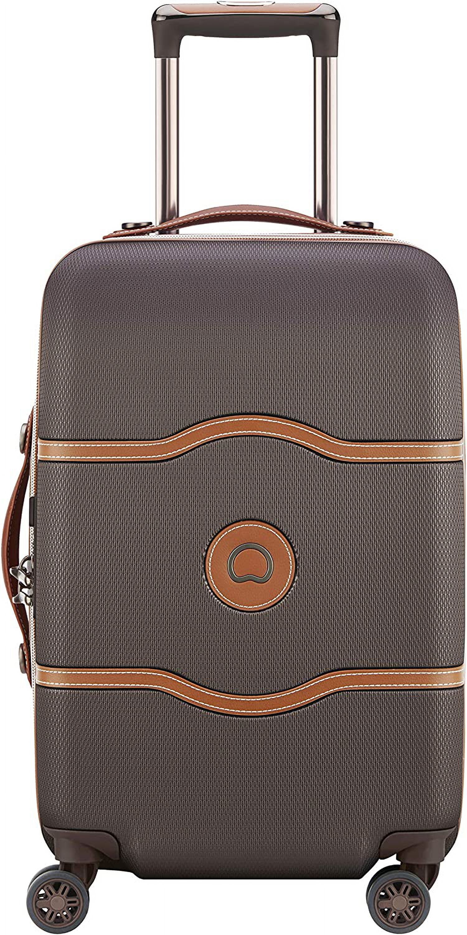 DELSEY Paris Chatelet Air Hardside Luggage, Spinner Wheels, Chocolate