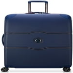 DELSEY PARIS Chatelet Air 2.0 Hardside Luggage with Spinner Wheels, Navy, Checked-Large 28 Inch
