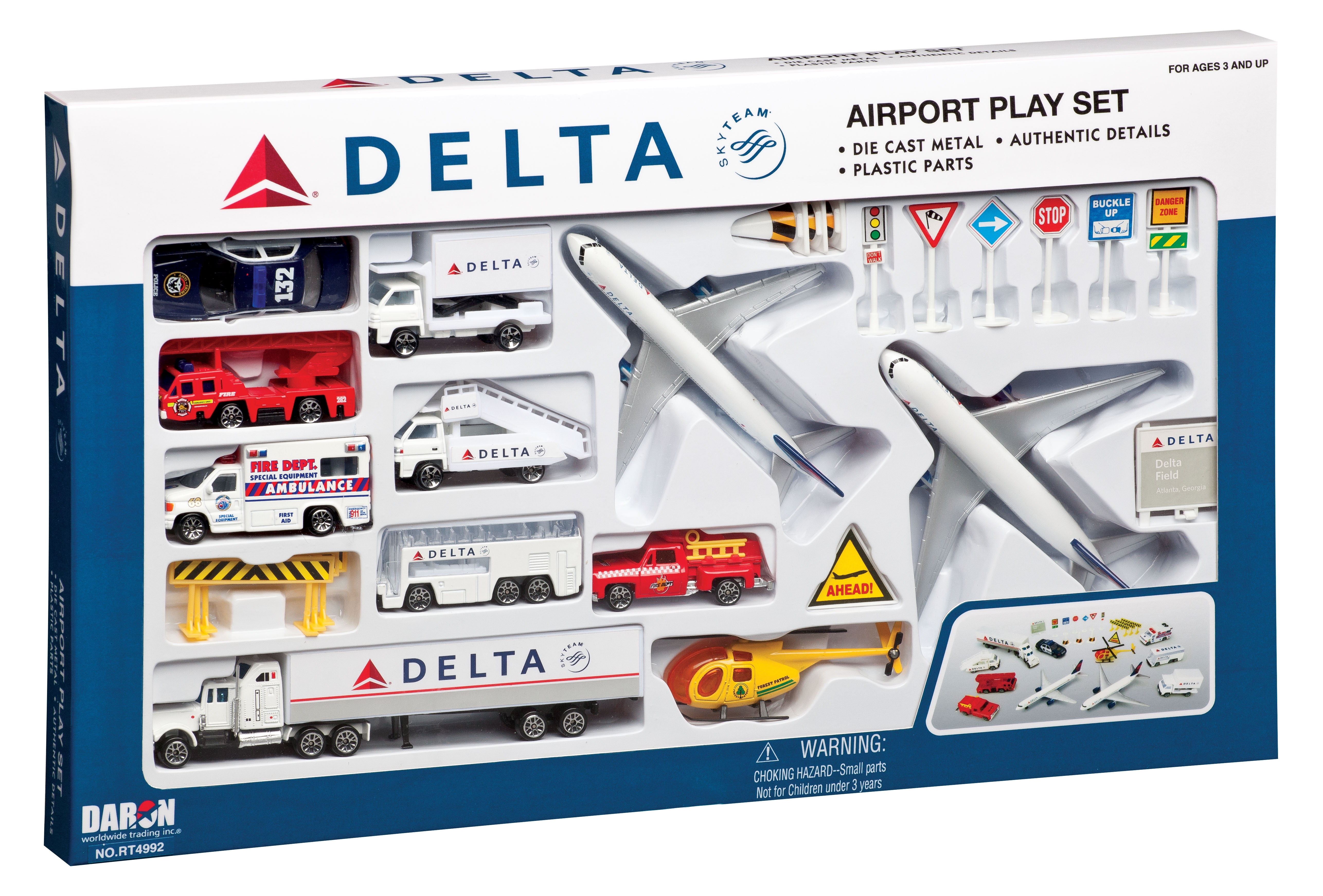 DELTA 25 PC AIRPORT PLAY SET - Walmart.com
