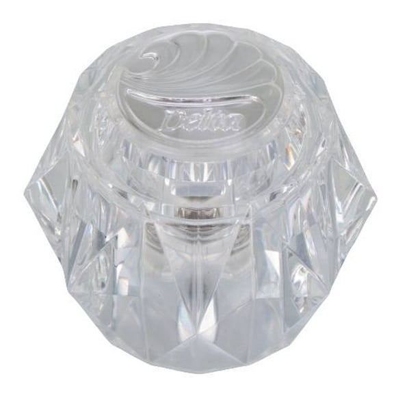 BrassCraft SHD6815 Delta Faucet Kitchen and Bathroom Knob Handle for 500-525 Series, Clear Acrylic