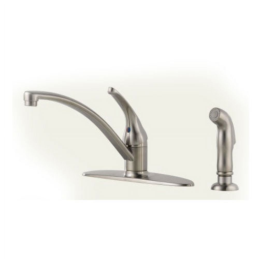 DELTA FAUCET CO 10901LF-SS Stainless Steel 1Hand Kitchen Faucet ...