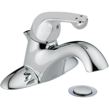 DELTA FAUCET COMPANY 520LF-HDF Bathroom Faucet,4-7/8" H,Cast Brass G6390100