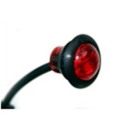 DELTA LIGHTS LED 3/4" Round Stop Light (Red) w/ wire leads | 03-5070-50R