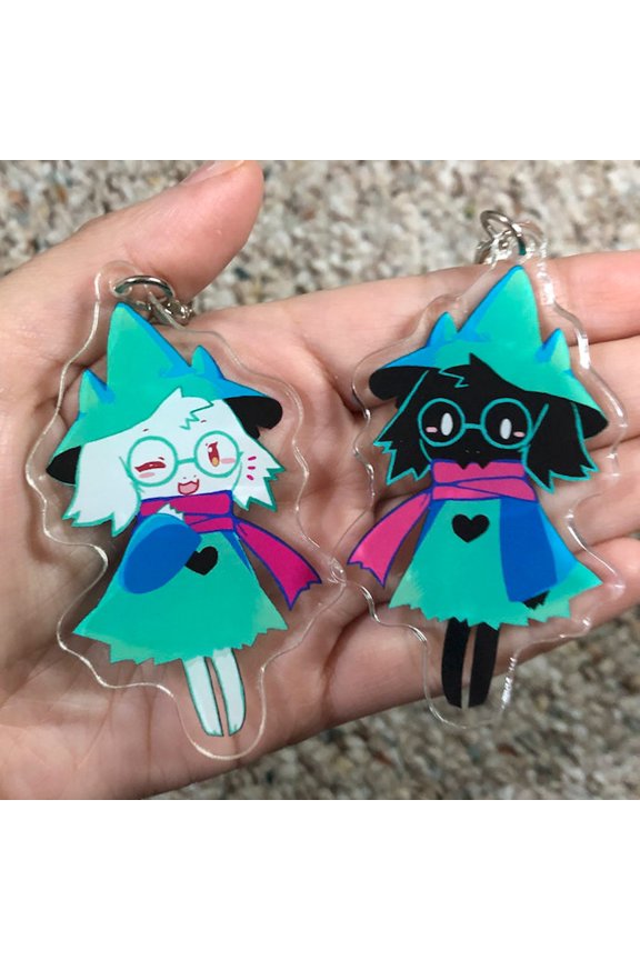 DELTARUNE Ralsei doublesided keychain (1 keychain)