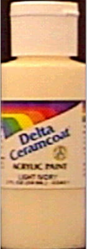 Delta Ceramcoat Acrylic Paint, 2 fl oz, Crocus Yellow, Semi-Opaque 