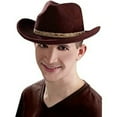 thumbnail image 1 of DELUXE COWBOY HAT-BROWN, 1 of 2