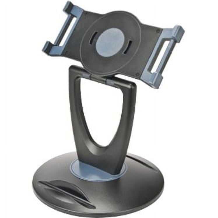 Black 360° Rotating Tablet Desktop Stand with Slot