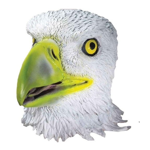 DELUXE LATEX ANIMAL MASK-EAGLE