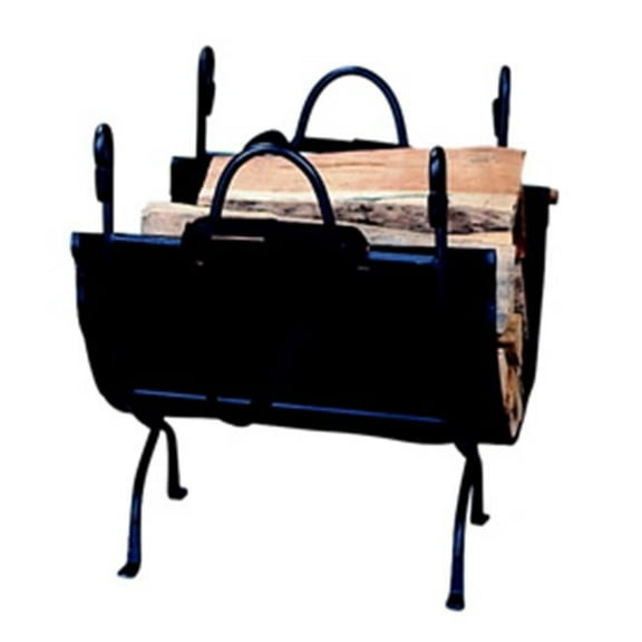 DELUXE WROUGHT IRON LOG HOLDER