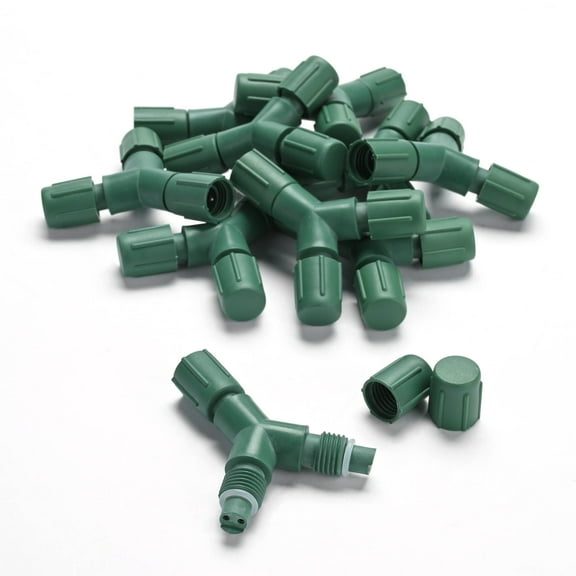 DELight 10Pcs IP65 Waterproof Wire Connectors 3 Way Y-Shape for Outdoor Lights