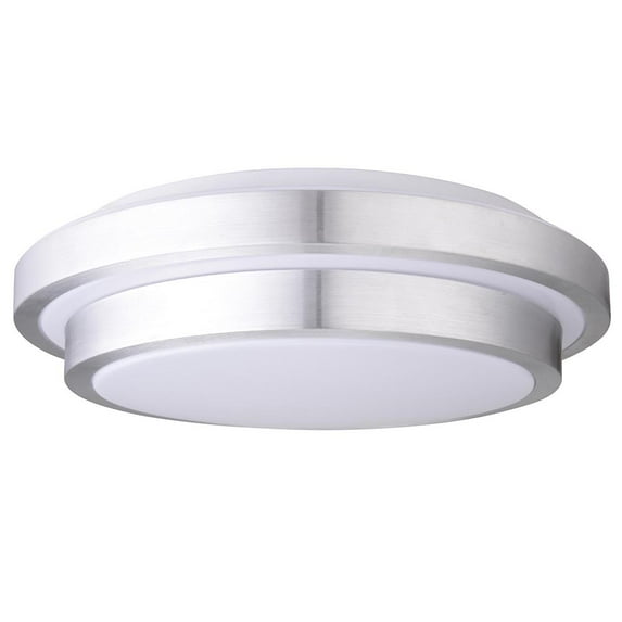 DELight 24W 16" Modern LED Ceiling Light Round Flush Mount Living Room without Remote Control(Pack of 2)
