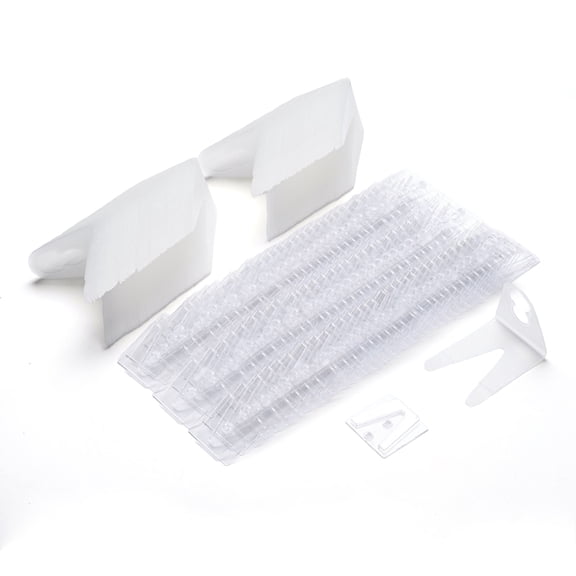 DELight Christmas Light Clips for C7 C9 100Pcs Shingle Tabs 100Pcs Parapet Clips