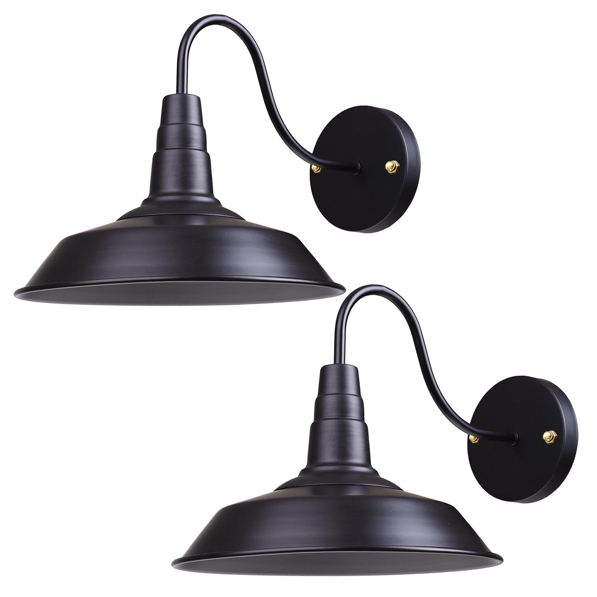 DELight Retro Vintage Industrial Wall Sconce Gooseneck Barn Light