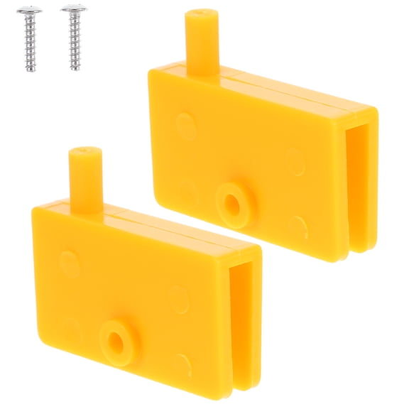 DEMACRIO 1 Set Mini Plastic Hinge For Hot Dog Machine Orange 3.90X3.00X0.90Cm Performance Household Use