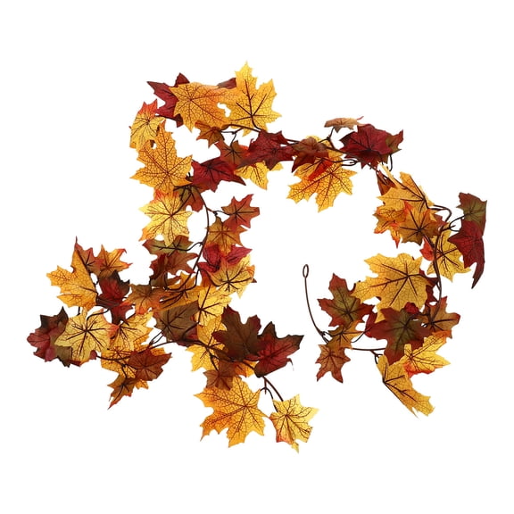 DEMACRIO 1PC Decorative Wall Hangings with Maple Leaf Shape for in Plastic 140x3.9in