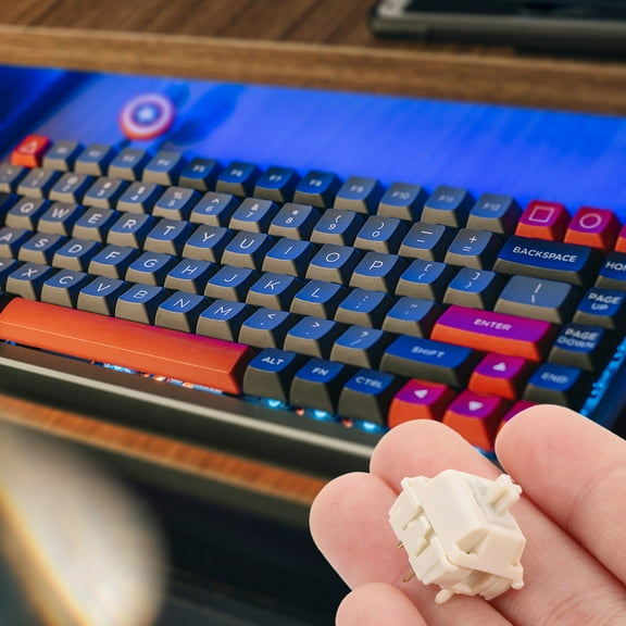 DEMACRIO 1Pack Sleek Design Mechanical Keyboard Switches Silent Tactile For Typing And Gaming