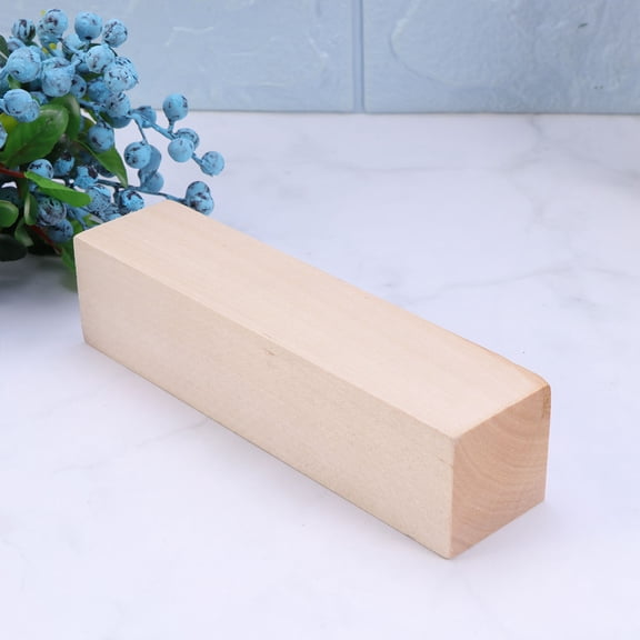 DEMACRIO 1Pcs Block Craft Natural Color Timber Perfect for Diy and present Giving