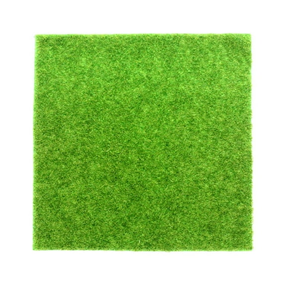 DEMACRIO Bars Decoration Artificial Grass Lawn Green Plastic 1Pack