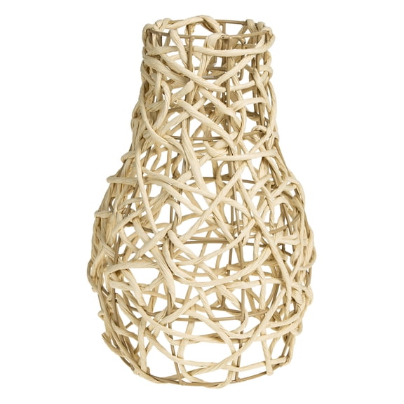 DEMACRIO Lamp Shade Cover for Light Khaki Paper String 1Set 11.59x11.59x3.93in