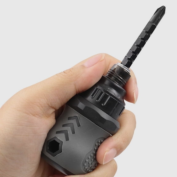 DEMACRIO 2Pcs Black Screw Driver Sets for Professional and Average Person 11x3.9in