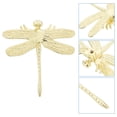 thumbnail image 1 of DEMACRIO 2Pcs Dragonfly Shape Knobs Zinc Alloy Closet Door Handle Golden Vintage Style For Drawers 3.14X3.14X0.79In, 1 of 8