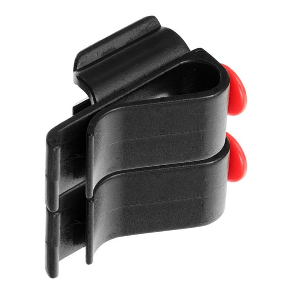 DEMACRIO 2Pcs Sleek Design Black Putter Bag Clip for Golfers Firm Attachment 2.75X1.57X0.79In