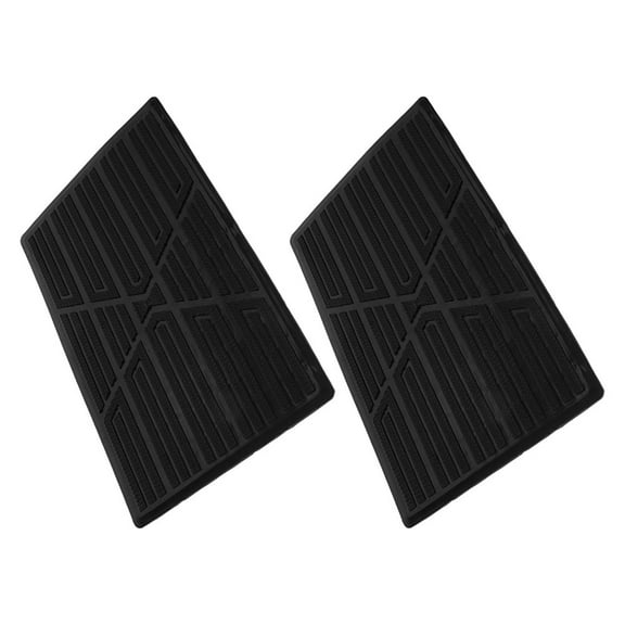 DEMACRIO 2pcs Car Foot Rest Pad Rubber Anti-Slip Floor Mats Car Carpet Protector Repair Patch For Auto Footrest Cushi