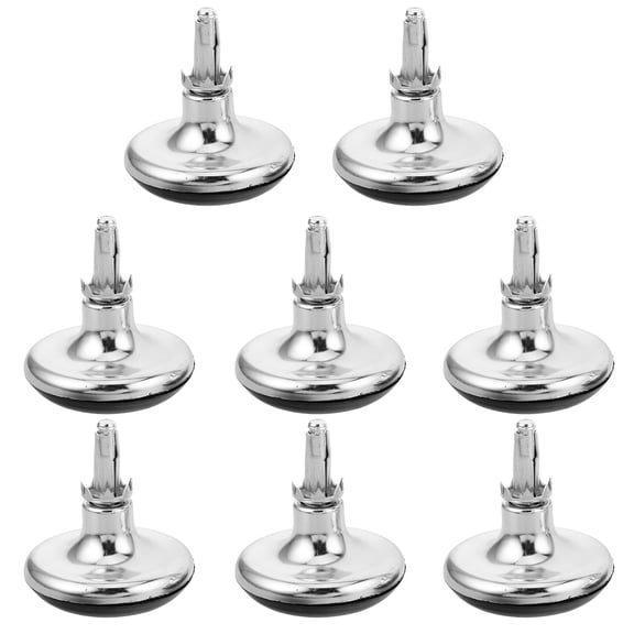 DEMACRIO 8Pcs Replacement Legs For Furniture Chairs Metal Plastic Modern Elegance 2.75X2.55X2.55In