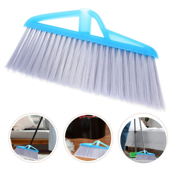 DEMACRIO Broom for Hardwood Floors Push Broom Head Replacement Blue 28.00X13.50X2.20CM Easy Replacement 1Set