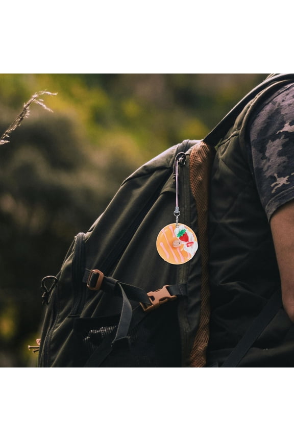 Lanyard Decorations Donut Keychain 1Pcs Multi Color For Women Mobile Phone Accessory