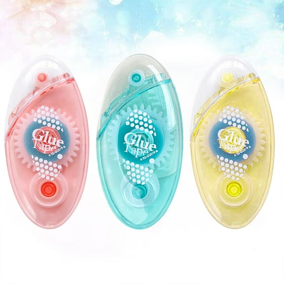 DEMACRIO Scrapbook Glue Tape 1Pack Double Sided Adhesive Sheets for Diy Work 8mm Width