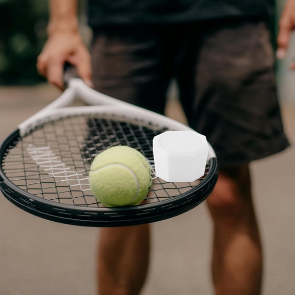 DEMACRIO Tennis Racket Handle End Shield Plastic Silicone 10 Pcs Antislip Design For Athletes Competitions
