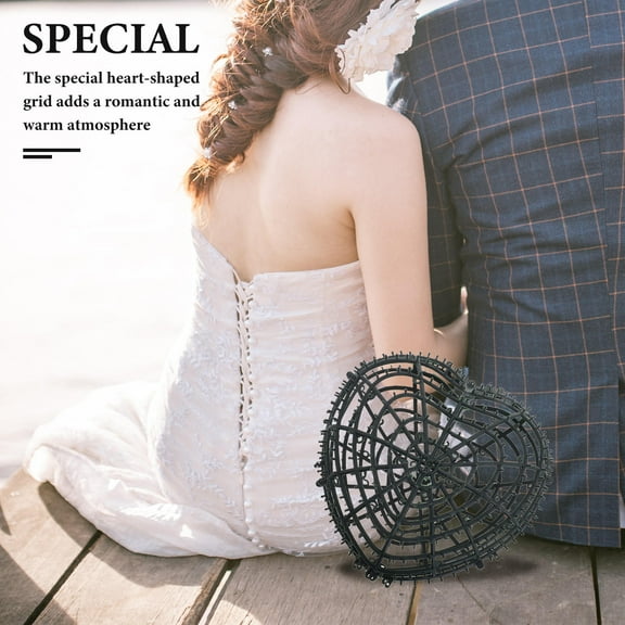 DEMACRIO Topiary Ball Cage 12.2x14.6in Shaped Green Plastic DIY Plant Frame for Garden 2Pcs