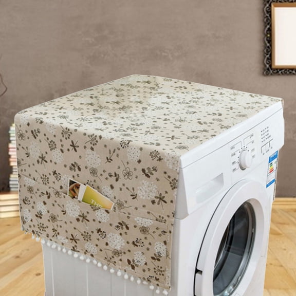 DEMACRIO Washing Machine Cover Nordic Design Breathable Dustproof 1Set 21.7x51.2in For Household Use