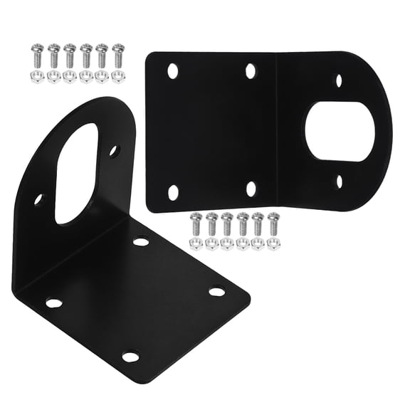 DEMACRIO Worm Gear Bracket 2Pcs Dc Motor Holder Iron For Diy Projects And Mounting Motors