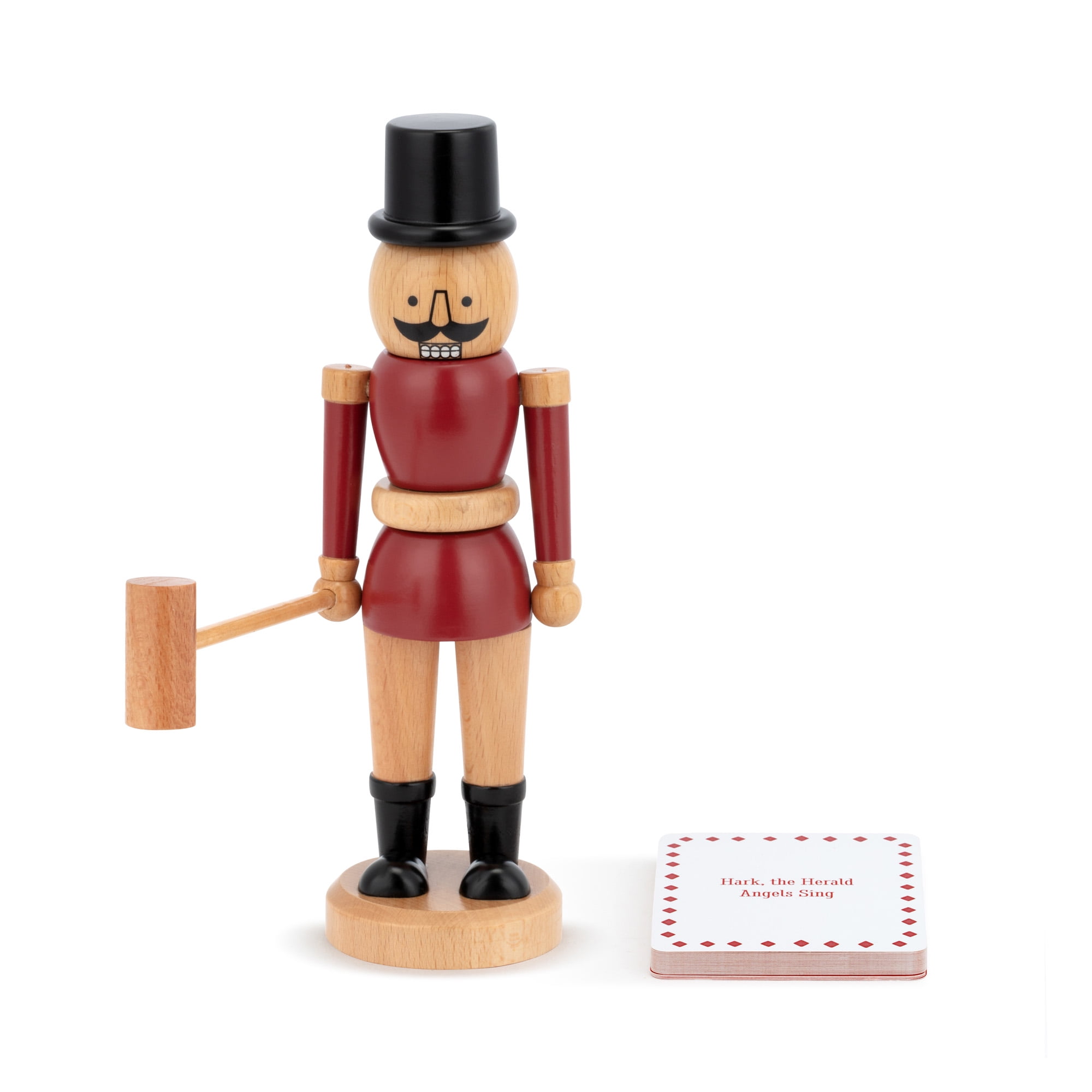 DEMDACO Get Crackin' Red, Black, Natural Brown Holiday Activity Musical Guessing Game