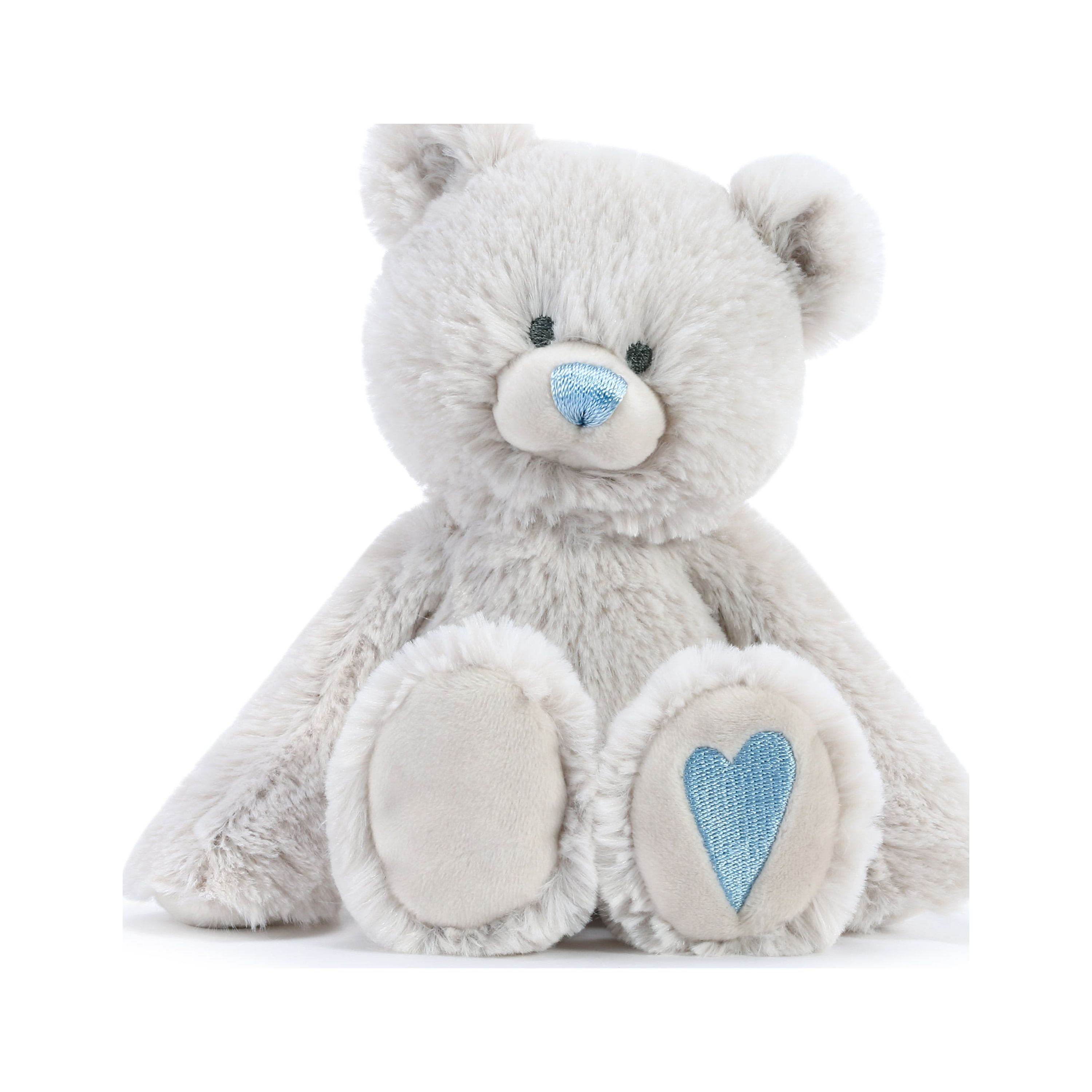 DEMDACO Happy Blue Topaz Color December Birthstone 8.5 inch Children's Plush Stuffed Animal Toy