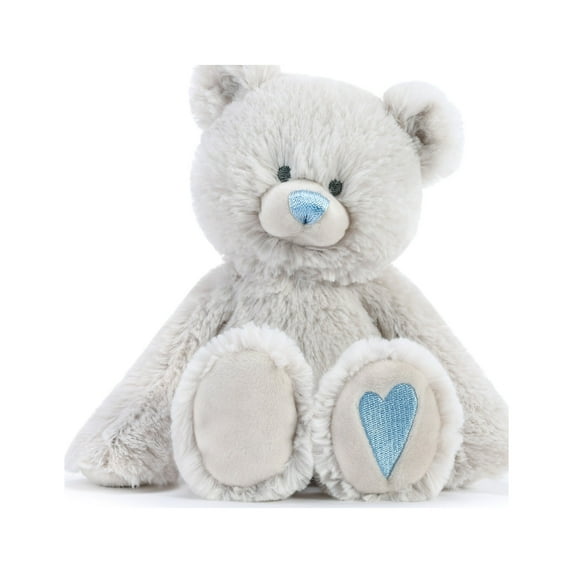 DEMDACO Happy Blue Topaz Color December Birthstone 8.5 inch Children's Plush Stuffed Animal Toy