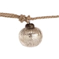 thumbnail image 1 of DEMDACO Silver Glazed 50 Inch Blown Glass and Jute Rope Glass Ball Christmas Garland, 1 of 1