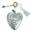 thumbnail image 1 of DEMDACO To the Moon Silver Tone 4 x 3 Heart Shaped Resin Keepsake Decoration, 1 of 2