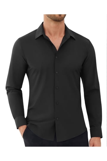 phillipa mini dress white/black Traveler Stretch Dress Shirt in Black 2XL / Semi Tall / Black