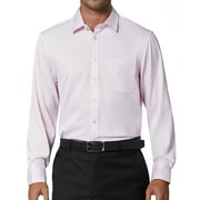 DEMEANOR Long Sleeve Dress Shirts for Men Casual Button Down Shirt with Pocket